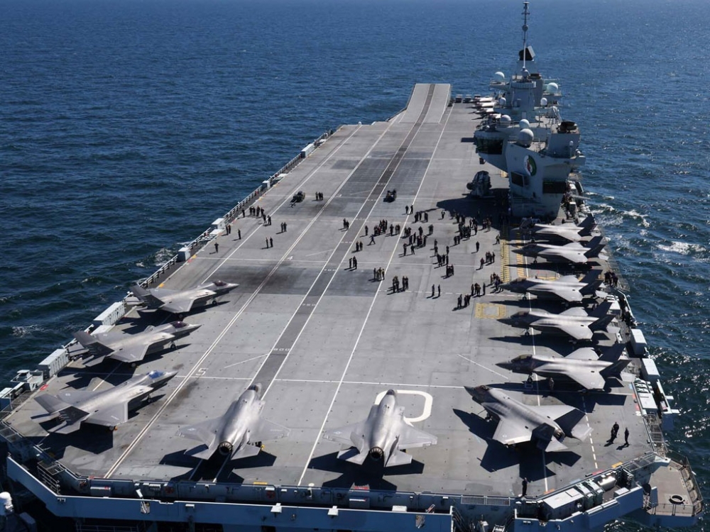 Tàu sân bay HMS Queen Elizabeth - biểu tượng sức mạnh của hải quân Anh BỘ QUỐC PHÒNG ANH Tàu sân bay HMS Queen Elizabeth - biểu tượng sức mạnh của hải quân Anh BỘ QUỐC PHÒNG ANH