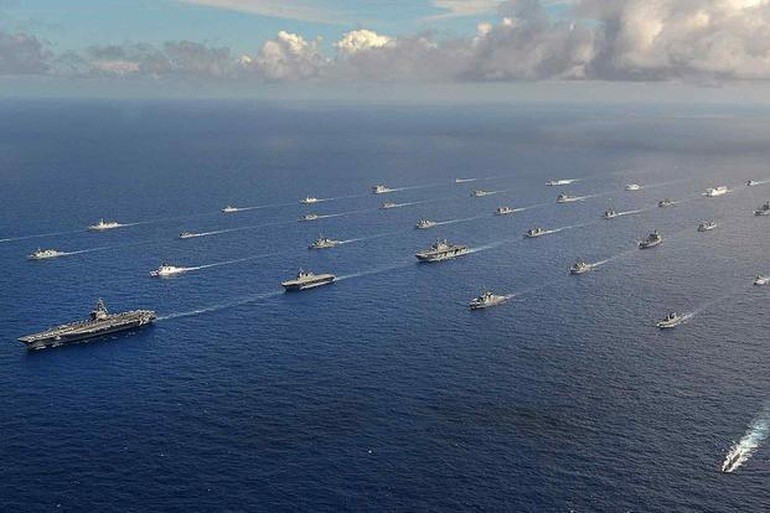 Bộ Tứ và 4 nước ven Biển Đông tham gia tập trận hải quân RIMPAC 2022 Bộ Tứ và 4 nước ven Biển Đông tham gia tập trận hải quân RIMPAC 2022