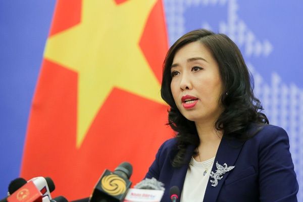 Người phát ngôn Bộ Ngoại giao Lê Thị Thu Hằng. Ảnh: vietnamnet 0915 2