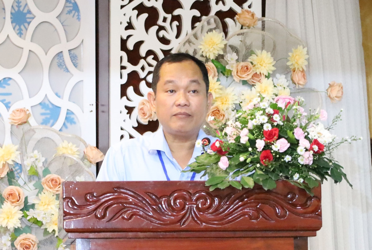 Ông Trương Công Quốc Việt - Phó Giám đốc Sở Văn hóa - Thể thao và Du lịch TP. Cần Thơ phát biểu khai mạc giải Ông Trương Công Quốc Việt - Phó Giám đốc Sở Văn hóa - Thể thao và Du lịch TP. Cần Thơ phát biểu khai mạc giải