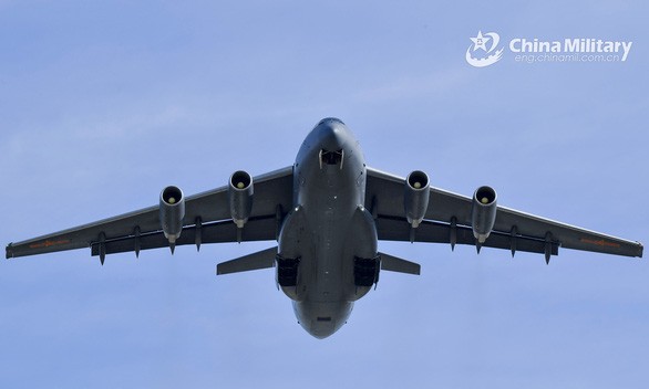 Máy bay vận tải Y-20 của Trung Quốc - Ảnh: China Military Máy bay vận tải Y-20 của Trung Quốc - Ảnh: China Military
