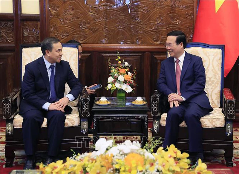 Việt Nam-Lào tiếp tục đạt nhiều thành tựu tốt đẹp trên các lĩnh vực hợp tác Việt Nam-Lào tiếp tục đạt nhiều thành tựu tốt đẹp trên các lĩnh vực hợp tác