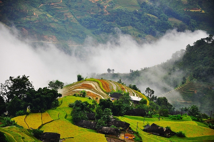 Nao lòng sắc thu vàng ở Hà Giang Mùa vàng ở Hà Giang vẫn đẹp trong thời điểm cuối tháng 10