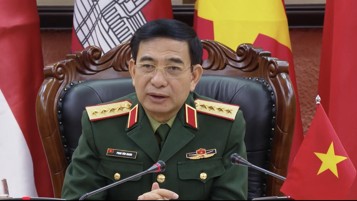Lực lượng thực thi pháp luật trên biển đoàn kết và hợp tác vì vùng biển hòa bình Chú thích ảnh