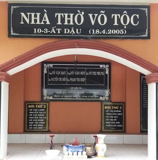 Họ Võ và buổi đầu khai khẩn xã Tân Mỹ Họ Võ và buổi đầu khai khẩn xã Tân Mỹ