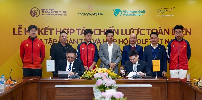 T&T Group សហការជាមួយសមាគមកីឡាវាយកូនហ្គោលវៀតណាម សម្ពោធ T&T Golf Academy
