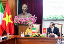 វៀតណាម-អ៊ីតាលីផ្តល់អាទិភាពកិច្ចសហប្រតិបត្តិការលើវិស័យវប្បធម៌ កីឡា និងទេសចរណ៍