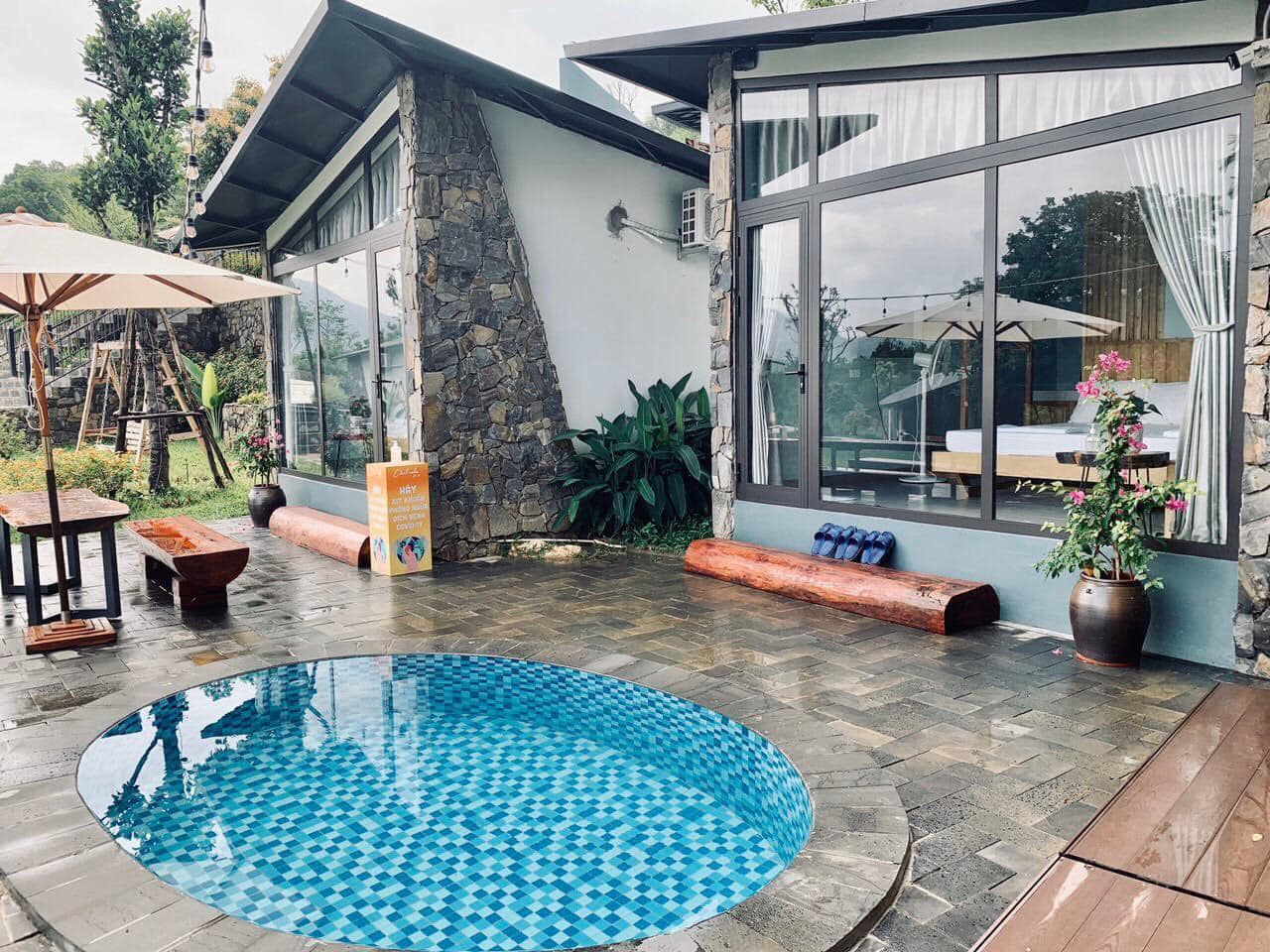 Chill villa Ba Vì cho thuê - Bungalow cho nhóm nhỏ nghỉ dưỡng, checkin