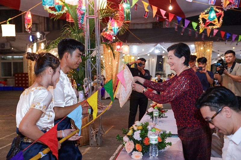 និស្សិត​អន្តរជាតិ​កម្ពុជា​ប្រារព្ធ​ពិធី​បុណ្យ​ចូល​ឆ្នាំ​ថ្មី​ប្រពៃណី​