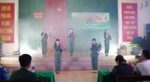 ការសម្តែងសិល្បៈបម្រើនាយទាហាន ទាហាន និងប្រជាជននៅតាមតំបន់ព្រំដែន