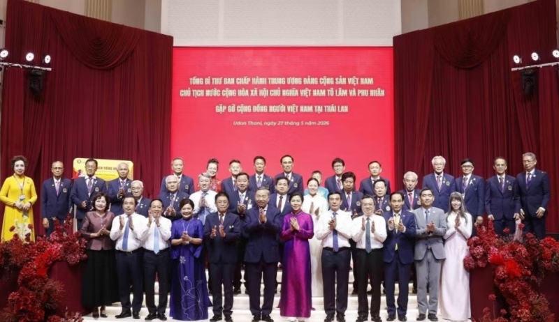 លោកអគ្គលេខាបក្ស ព្រមទាំងជាប្រធានរដ្ឋ លោក To Lam ជួបសំណេះសំណាលជាមួយសហគមន៍ប្រជាជនវៀតណាមប្រចាំនៅប្រទេសថៃ