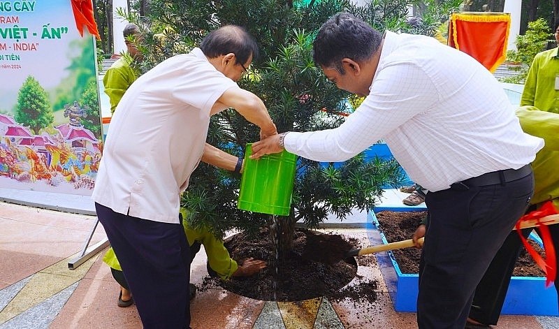 ដើមឈើ Van Nien Tung៖ និមិត្តរូបនៃចំណងមិត្តភាពវៀតណាម-ឥណ្ឌា