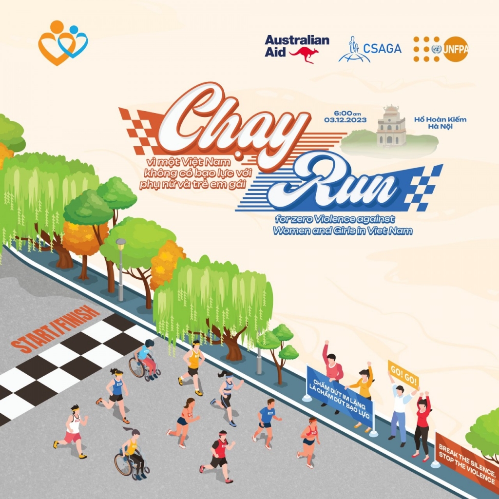CSAGA រៀបចំការប្រកួតរត់សម្រាប់ប្រទេសវៀតណាមដោយគ្មានអំពើហិង្សាលើភេទ CSAGA រៀបចំការប្រកួតរត់សម្រាប់ប្រទេសវៀតណាមដោយគ្មានអំពើហិង្សាលើភេទ