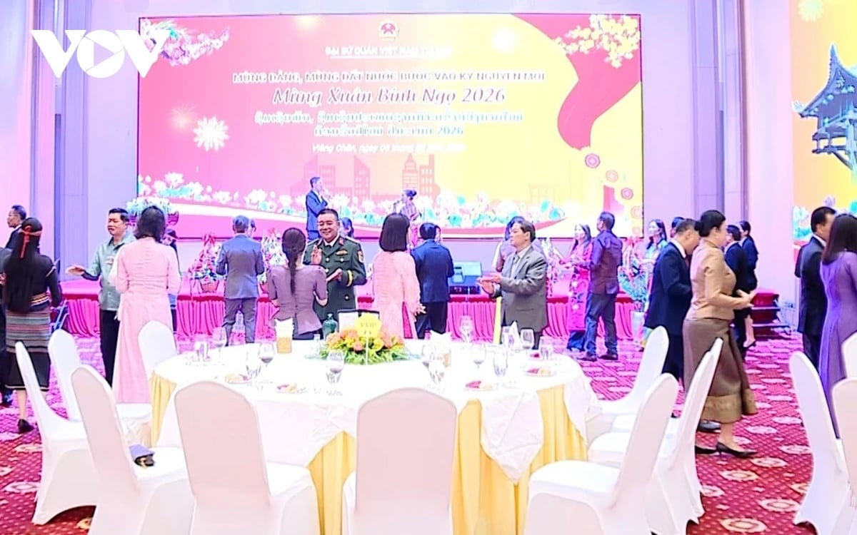 ສະຖານທູດຫວຽດນາມປະຈຳລາວ ໄດ້ຈັດງານລ້ຽງສະເຫຼີມສະຫຼອງພັກ, ປີໃໝ່ຫວຽດນາມ 2026. ສະຖານທູດຫວຽດນາມປະຈຳລາວ ໄດ້ຈັດງານລ້ຽງສະເຫຼີມສະຫຼອງພັກ, ປີໃໝ່ຫວຽດນາມ 2026.