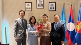 ຄະນະປະຈຳ ຫວຽດນາມ ປະຈຳ ສປຊ ຈັດຕັ້ງພິທີສະເຫຼີມສະຫຼອງບຸນປີໃໝ່ປະຈຳຊາດຂອງ ລາວ ແລະ ກຳປູເຈຍ