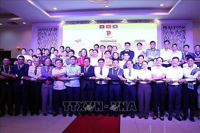 ນັກສຶກສາ ລາວ ແລະ ກຳປູເຈຍ ສະເຫຼີມສະຫຼອງປີໃໝ່ປະຈຳຊາດຢ່າງອົບອຸ່ນ ທີ່ນະຄອນ ໂຮ່ຈິມິນ