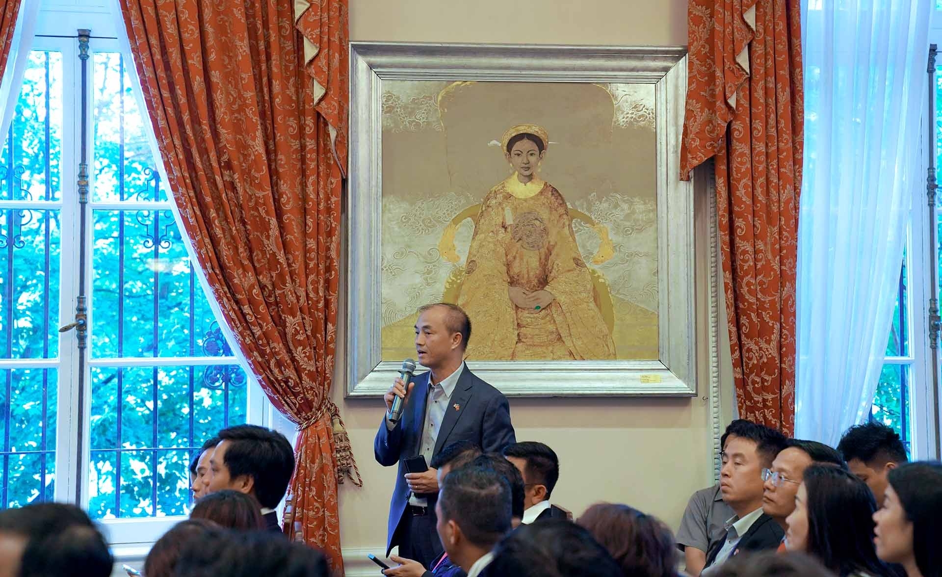 ສະຖານທູດ ຫວຽດນາມ ປະຈຳ ອາເມລິກາ ຈັດຕັ້ງການໂອ້ລົມເຈລະຈາ ແລະ ການເຊື່ອມຕໍ່ວິສາຫະກິດ ສະຖານທູດ ຫວຽດນາມ ປະຈຳ ອາເມລິກາ ຈັດຕັ້ງການໂອ້ລົມເຈລະຈາ ແລະ ການເຊື່ອມຕໍ່ວິສາຫະກິດ