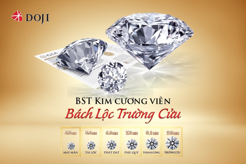 Trang sức DOJI ưu đãi 10% dịp năm mới Trang sức DOJI ưu đãi 10% dịp năm mới