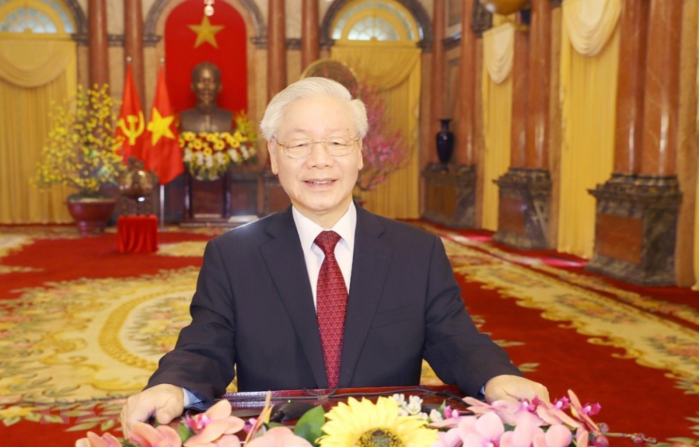 Tổng Bí thư, Chủ tịch nước chúc Xuân mới khí thế mới, thắng lợi mới Tổng Bí thư, Chủ tịch nước chúc Xuân mới khí thế mới, thắng lợi mới