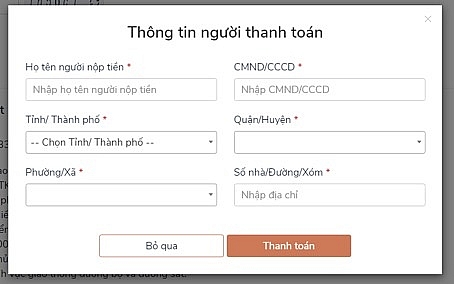 Hướng dẫn cách nộp phạt vi phạm giao thông qua mạng huong dan cach nop phat vi pham giao thong qua mang