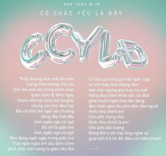 Sơn Tùng M-TP chính thức ra mắt MV Sơn Tùng M-TP chính thức ra mắt MV