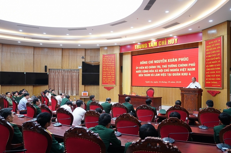Thủ tướng chia buồn với Quân khu 4 Thủ tướng chia buồn với Quân khu 4