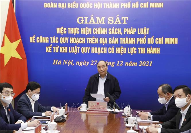 Chủ tịch nước: TPHCM cần bám sát lợi thế để hoàn thiện quy hoạch Chủ tịch nước: TPHCM cần bám sát lợi thế để hoàn thiện quy hoạch