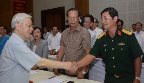Hình ảnh Tổng Bí thư, Chủ tịch nước thăm, làm việc tại tỉnh Kiên Giang hinh anh tong bi thu chu tich nuoc tham lam viec tai tinh kien giang