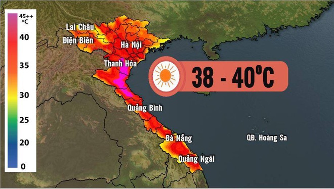 Nắng nóng kỷ lục gần 42 độ kéo dài đến ngày nào? nang nong ky luc gan 42 do keo dai den ngay nao