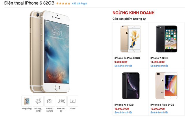 iPhone 6 chính thức ngừng bán tại Việt Nam iphone 6 chinh thuc ngung ban tai viet nam