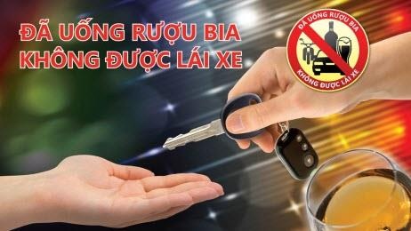 Đã uống bia rượu, không lái xe