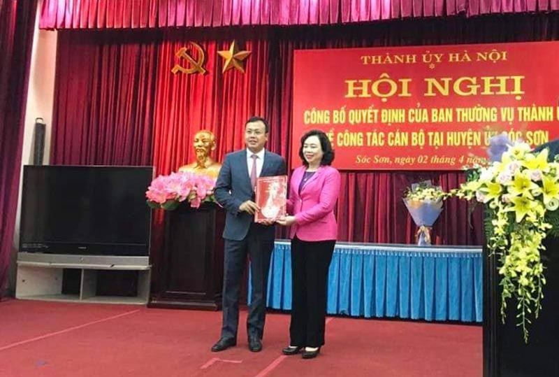 Tân Bí thư huyện ủy Sóc Sơn Phạm Quang Thanh là ai tan bi thu huyen uy soc son pham quang thanh la ai