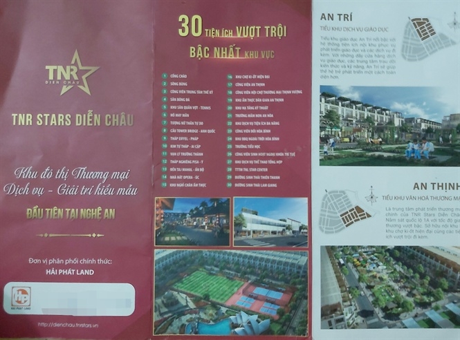 Siêu dự án TNR Stars-OLECO Nghệ An: Lùm xùm hơn 7 năm mới san lấp mặt bằng đã rao bán rầm rộ sieu du an tnr stars oleco nghe an lum xum hon 7 nam moi san lap mat bang da rao ban ram ro