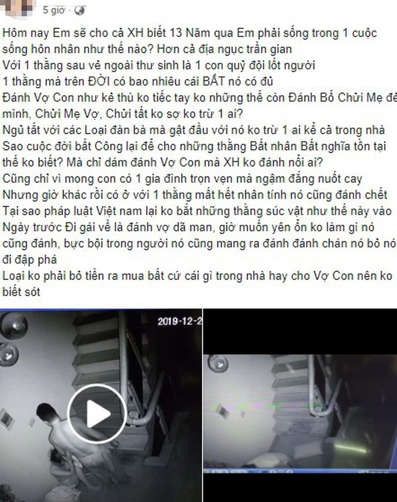 Clip: Chồng đánh vợ như thời trung cổ ở Phú Thọ trong đêm Noel clip chong tra tan vo nhu thoi trung co trong dem noel