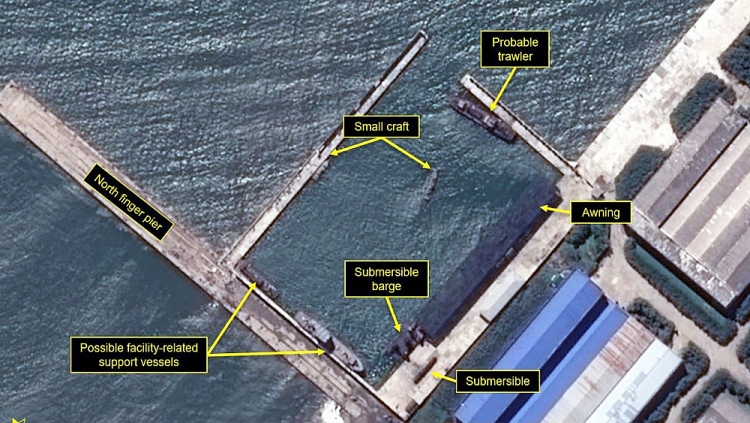 CSIS: Triều Tiên chuẩn bị phóng tên lửa từ tàu ngầm csis trieu tien chuan bi phong ten lua tu tau ngam 1