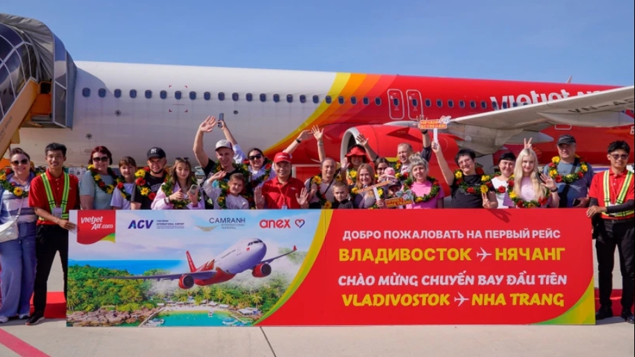 Vietjet открыла первые прямые авиарейсы между Вьетнамом и Россией