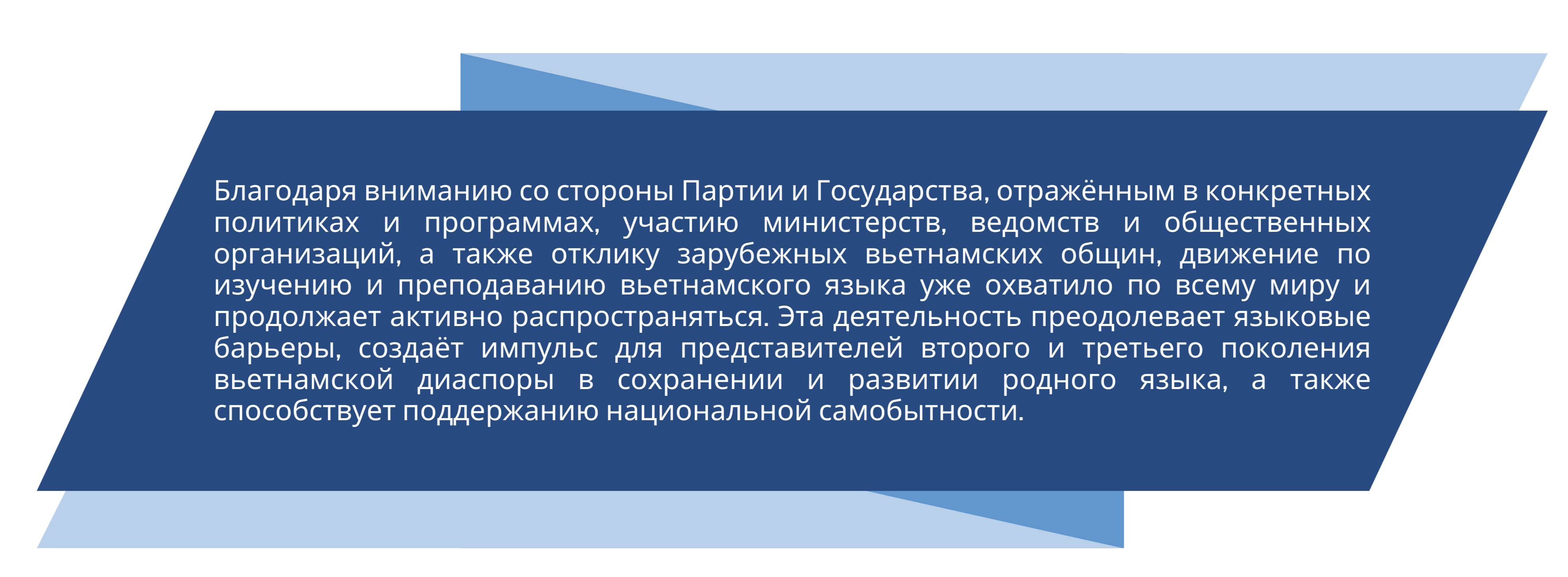 Скоординированные усилия, высокая решимость для устойчивого распространения вьетнамского языка Скоординированные усилия, высокая решимость для устойчивого распространения вьетнамского языка