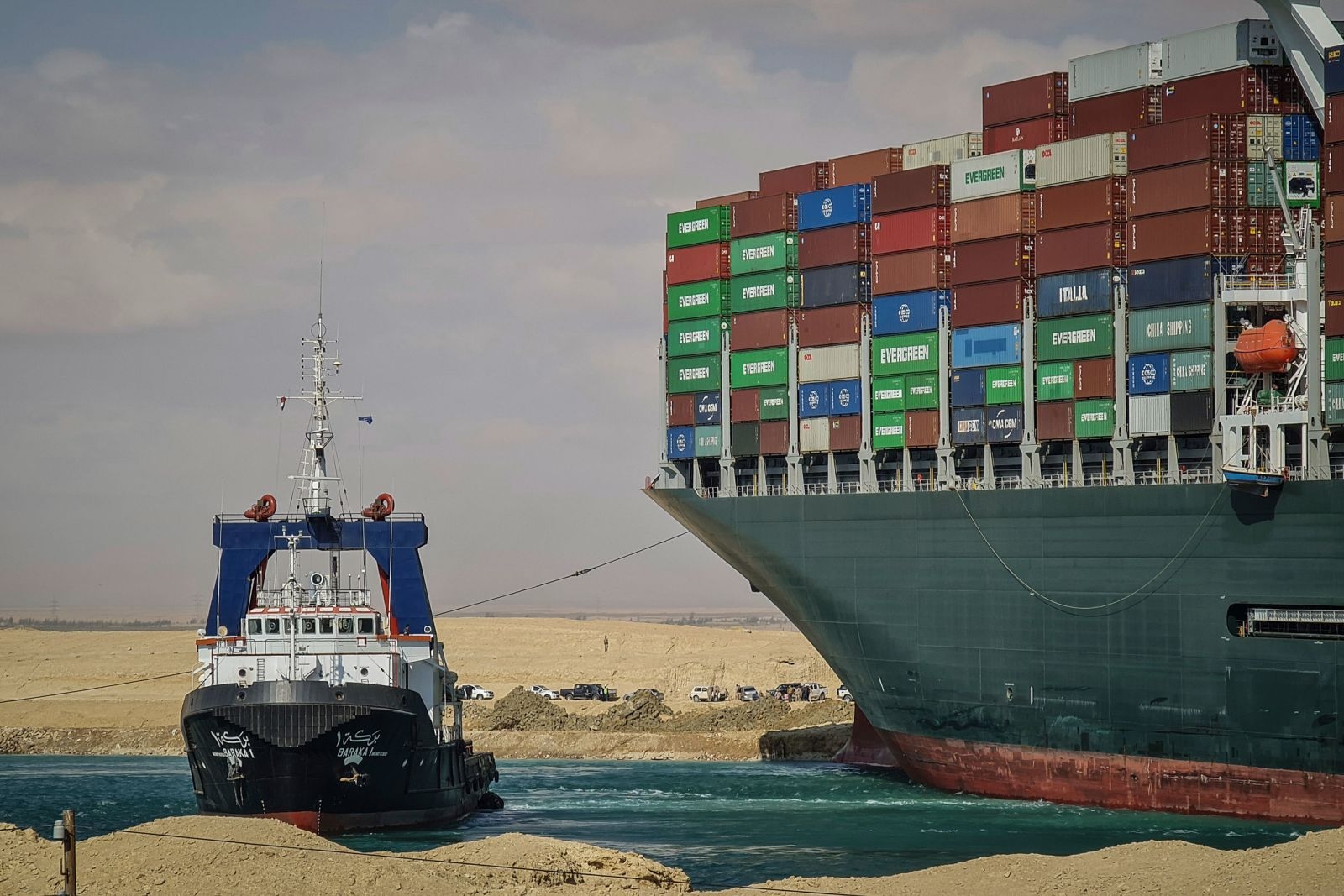 Giant container ship stuck is causing traffic jam on Suez Canal 0804-suez-canal-blocked-by-a-giant-container