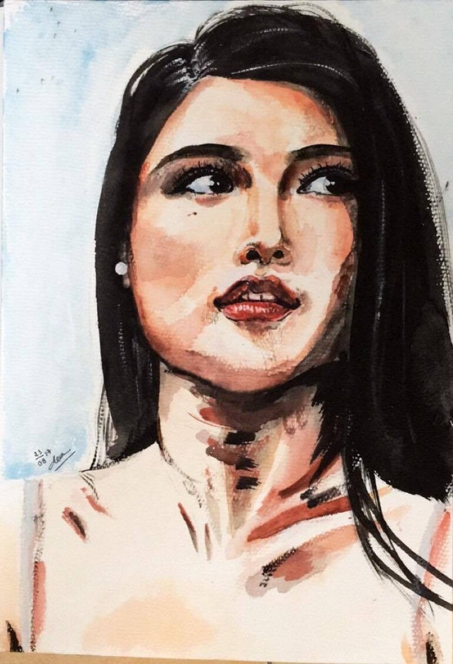 Bất ngờ trước khả năng hội họa của hoa hậu, á hậu Việt bat ngo truoc kha nang hoi hoa cua hoa hau a hau viet