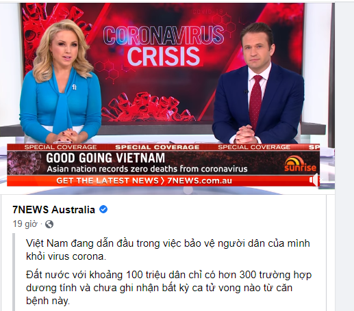 Truyền thông Australia: Việt Nam chiến thắng Covid-19 vì người dân dám hi sinh lợi ích cá nhân truyen thong australia viet nam chien thang covid 19 vi nguoi dan dam hi sinh loi ich ca nhan