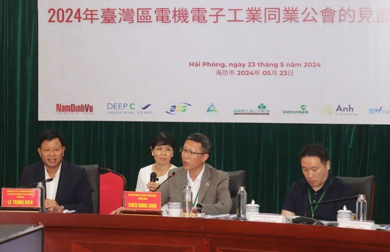 加强越南海防市与中国台湾电机电子工业同业公会 (TEEMA) 之间的合作