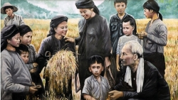 Вьетнамский художник в Таиланде нарисовал более 100 картин о дядюшке Хо