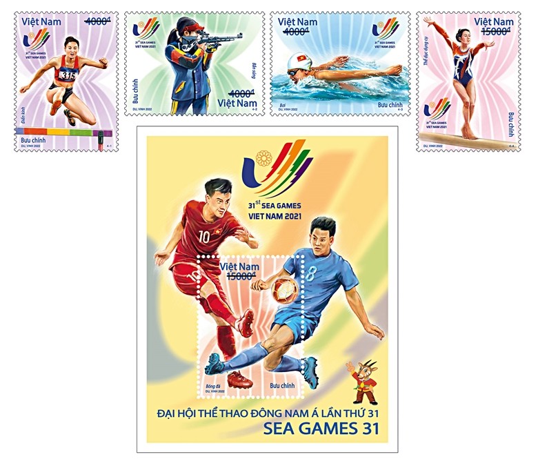 đã Bộ tem đã miêu tả sự mạnh mẽ, nhanh nhẹn, tốc độ cũng như tranh đua quyết liệt trong thi đấu thể thao. Ảnh:vnpost.vn đã Bộ tem đã miêu tả sự mạnh mẽ, nhanh nhẹn, tốc độ cũng như tranh đua quyết liệt trong thi đấu thể thao. Ảnh:vnpost.vn