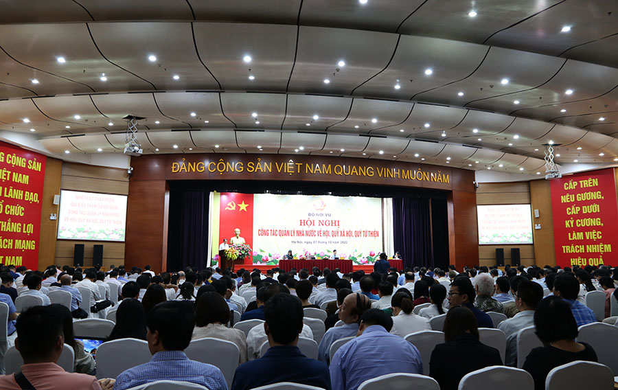 Hội nghị công tác quản lý nhà nước về hội, quỹ xã hội, quỹ từ thiện Hội nghị công tác quản lý nhà nước về hội, quỹ xã hội, quỹ từ thiện