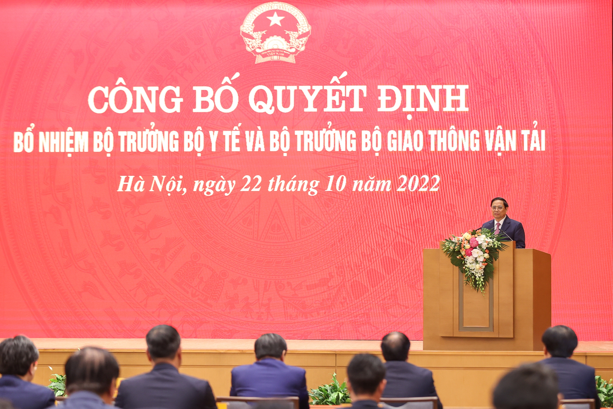 Thủ tướng Phạm Minh Chính trao Quyết định bổ nhiệm hai Bộ trưởng Thủ tướng Phạm Minh Chính trao Quyết định bổ nhiệm hai Bộ trưởng