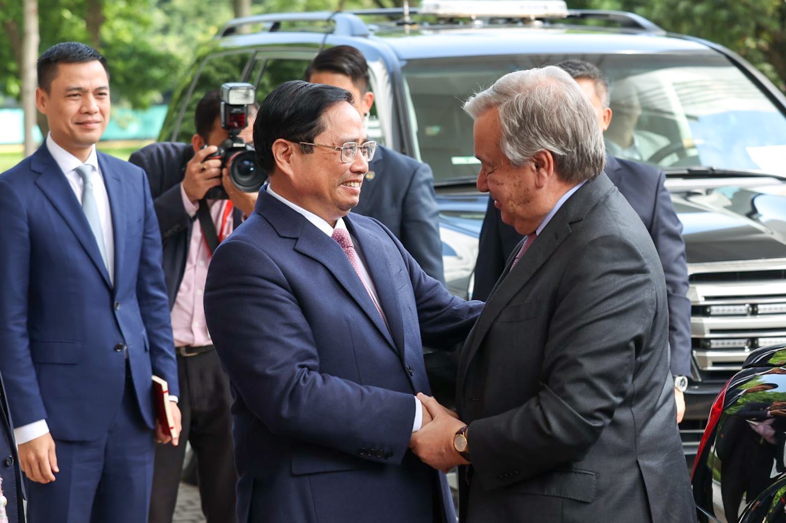 Chùm ảnh: Thủ tướng Phạm Minh Chính tiếp Tổng Thư ký Liên hợp quốc Chùm ảnh: Thủ tướng Phạm Minh Chính tiếp Tổng Thư ký Liên hợp quốc