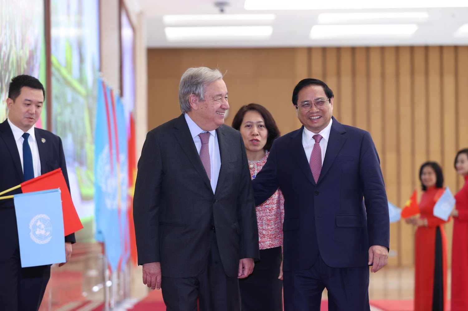 Chùm ảnh: Thủ tướng Phạm Minh Chính tiếp Tổng Thư ký Liên hợp quốc Chùm ảnh: Thủ tướng Phạm Minh Chính tiếp Tổng Thư ký Liên hợp quốc
