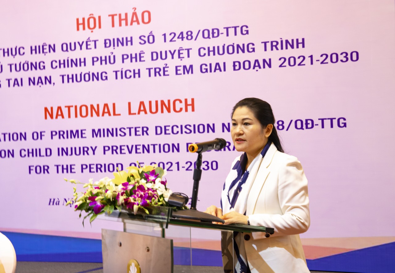 Thứ trưởng Bộ LĐ-TB&XH Nguyễn Thị Hà: Công tác phòng, chống TNTT trẻ em luôn được sự quan tâm của Quốc hội, Chính phủ, của các cấp, các ngành, địa phương. Thứ trưởng Bộ LĐ-TB&XH Nguyễn Thị Hà: Công tác phòng, chống TNTT trẻ em luôn được sự quan tâm của Quốc hội, Chính phủ, của các cấp, các ngành, địa phương.