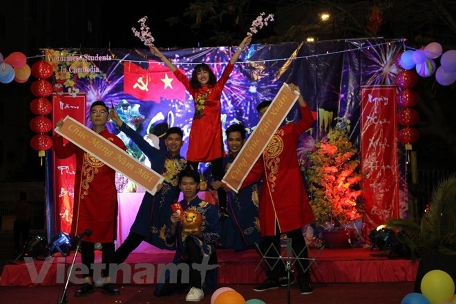 undefined Vietnamese Cambodian welcomed the New Year 2019 (Photo: Vietnam Plus)