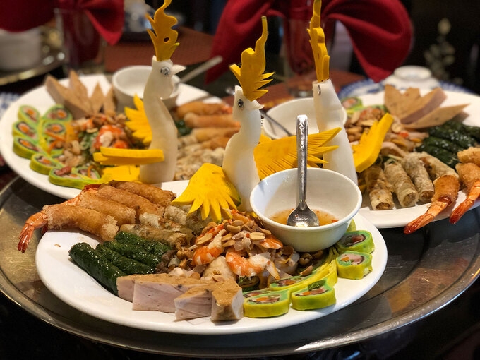 undefined A New Year food tray of Central people must have at least 7 dishes (Photo: VNE)